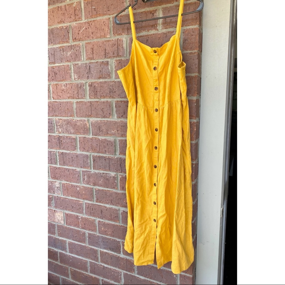 Old Navy Midi Button Dress